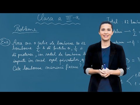Probleme cu fracții - Matematica - Clasa a III-a