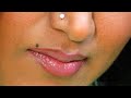 Bhuvaneswari Actress With Nose Pin Lips Closeup