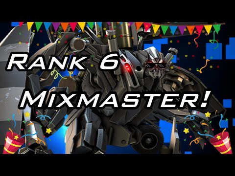 Rank 6 Fully Forged Mixmaster | Rank Up and Gameplay - Transformers: Forged to Fight
