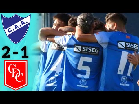 ARGENTINO DE ROSARIO vs. CAMBACERES [2-1] • Primera D