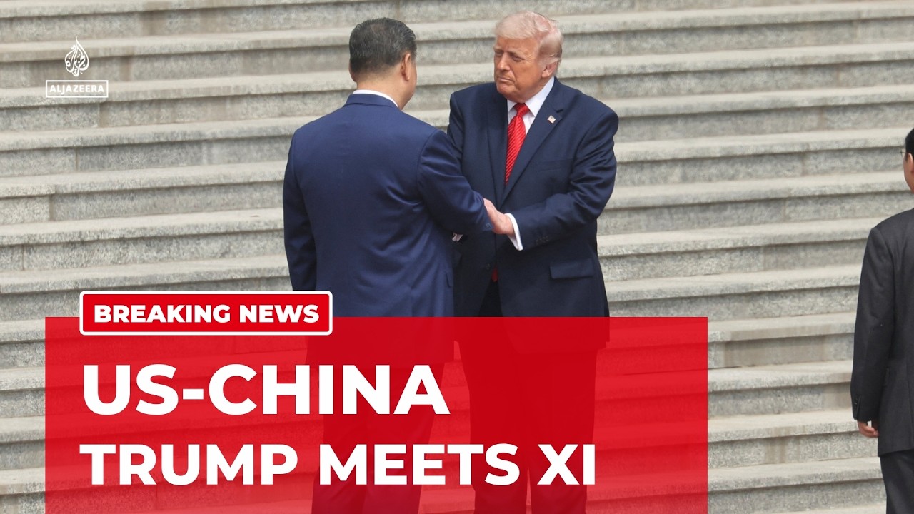 Trump welcomed by Xi at Beijing’s Great Hall of the People