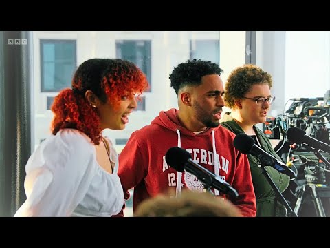 We Performed 'HERE COMES THE SUN' To Michael Sheen On BBC's 'The Assembly!'🔥