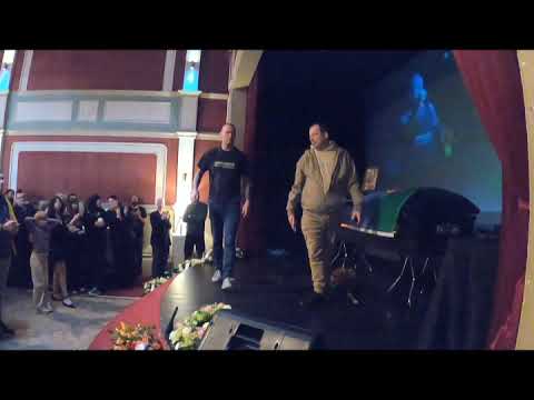 TLP (Rhyme Cut Core) paying hommage a capella @ funeral Dominique De Pryck - SPITFIRE 12 april 2022.