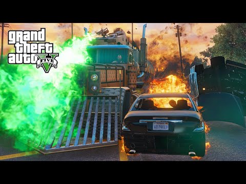 GTA 5 HORRIBLE FUTURE SHOCK CERBERUS TRUCK CRASHES COMPILATIONS - DESTRUCTION