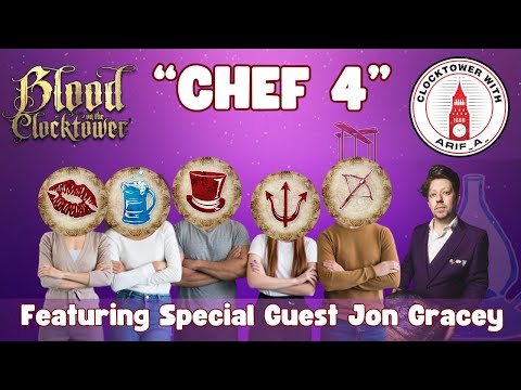 CHEF, DRUNK, OR MARIONETTE?👩‍🍳 with JON GRACEY! Blood on the Clocktower (storyteller perspective)