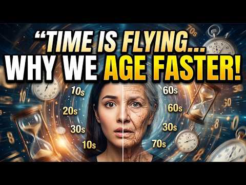 WHY does time fly twice as fast as we age?