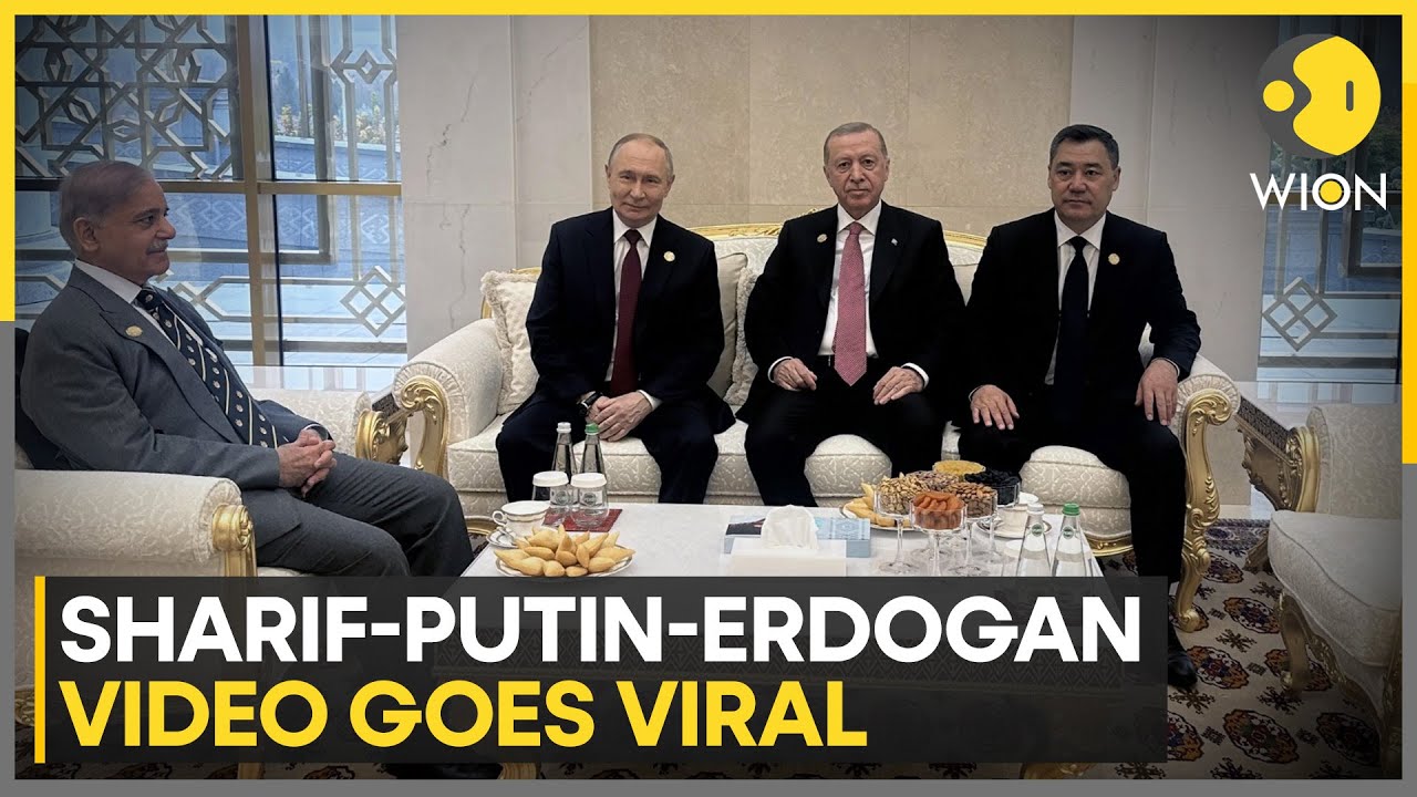 Pakistan PM's Meeting With Putin & Erdogan Goes Viral, Sharif's Conduct Draws Online Backlash | WION
