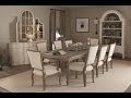 Bernhardt Auberge 9pc Dining Table Set in Weathered Oak by Dining Rooms ...