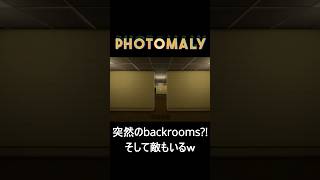 【驚愕】異次元すぎるｗ突然のbackroomsと敵遭遇に困惑する群馬県民ｗｗ【Photomaly】　#ゲーム実況 #ホラーゲーム #shorts