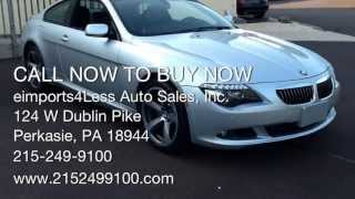 preview picture of video '2009 BMW 650i Sport Package coupe eimports4Less, Perkasie, Pennsylvania'