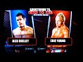 TNA IMPACT PS2 COUNTDOWN TO HARDTOKILL TNA ORIGINALS COLLIDE ALEX SHELLEY Vs ERIC YOUNG