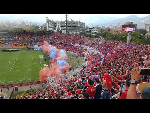 Medellín 2 Nacional 2 - Clásico paisa Liga Águila 2019-1, Fiesta en la tribuna
