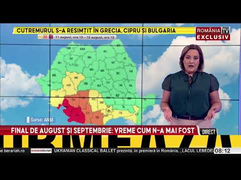 Prognoza meteo 11 august 2025. Temperaturi extrem de mari, încă din prima zi a săptămânii