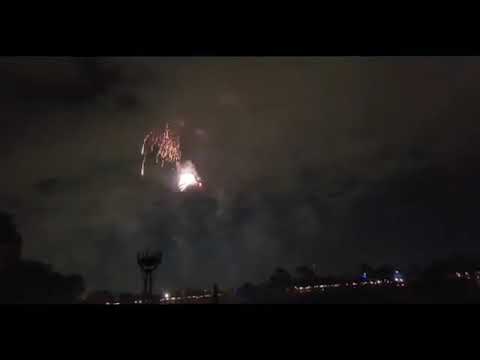 EPCOT Forever Firework Show located in World Showcase at Walt Disney World Orlando Florida USA