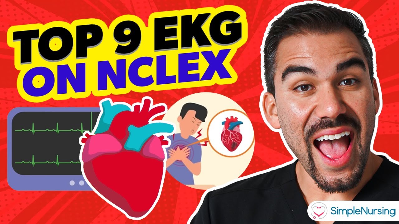 EKG Rhythms | Top Tested NCLEX Review | How To Interpret