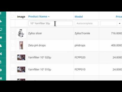 Opencart Product Quick Edit extension