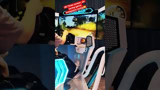 This VR Racing Is TOO REAL😲😱😎#gaming #vrgame #virtualreality##vr #tech shorts