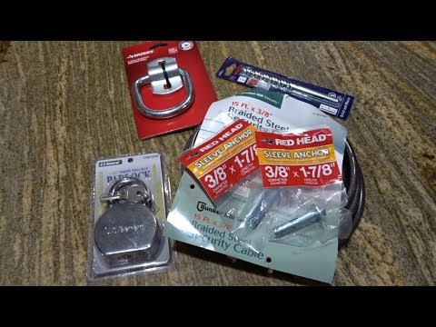 Securing Your Grills From Thieves for Under $40