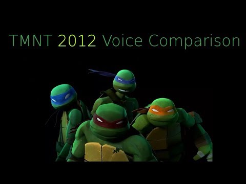 TMNT 2012 | Voice Comparison (Languages)