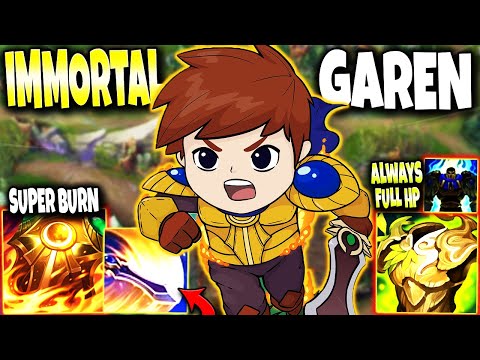 Garen needs only TWO ITEMS to be an unstoppable IMMORTAL and Always be FULL HP No matter what 🔥