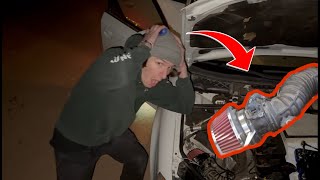 I put a $30 Auto Zone intake on my Audi