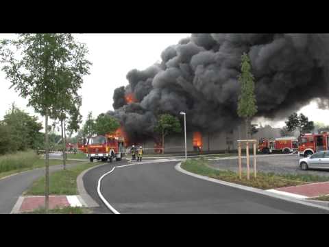 Großbrand Bocholter Firma