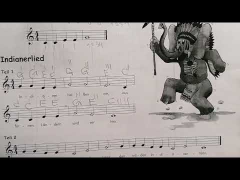 Waldhorn in F für Anfänger - Indianerlied von Claudia Schade