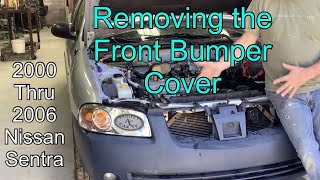 Nissan Sentra Front Bumper Cover Removal | ALLISON CUSTOMS