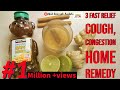 3 BEST Home Remedy for COUGH,CONGESTION, COLD|How to stop COUGHING in 5 min|घरेलू नुस्खा खांसी के