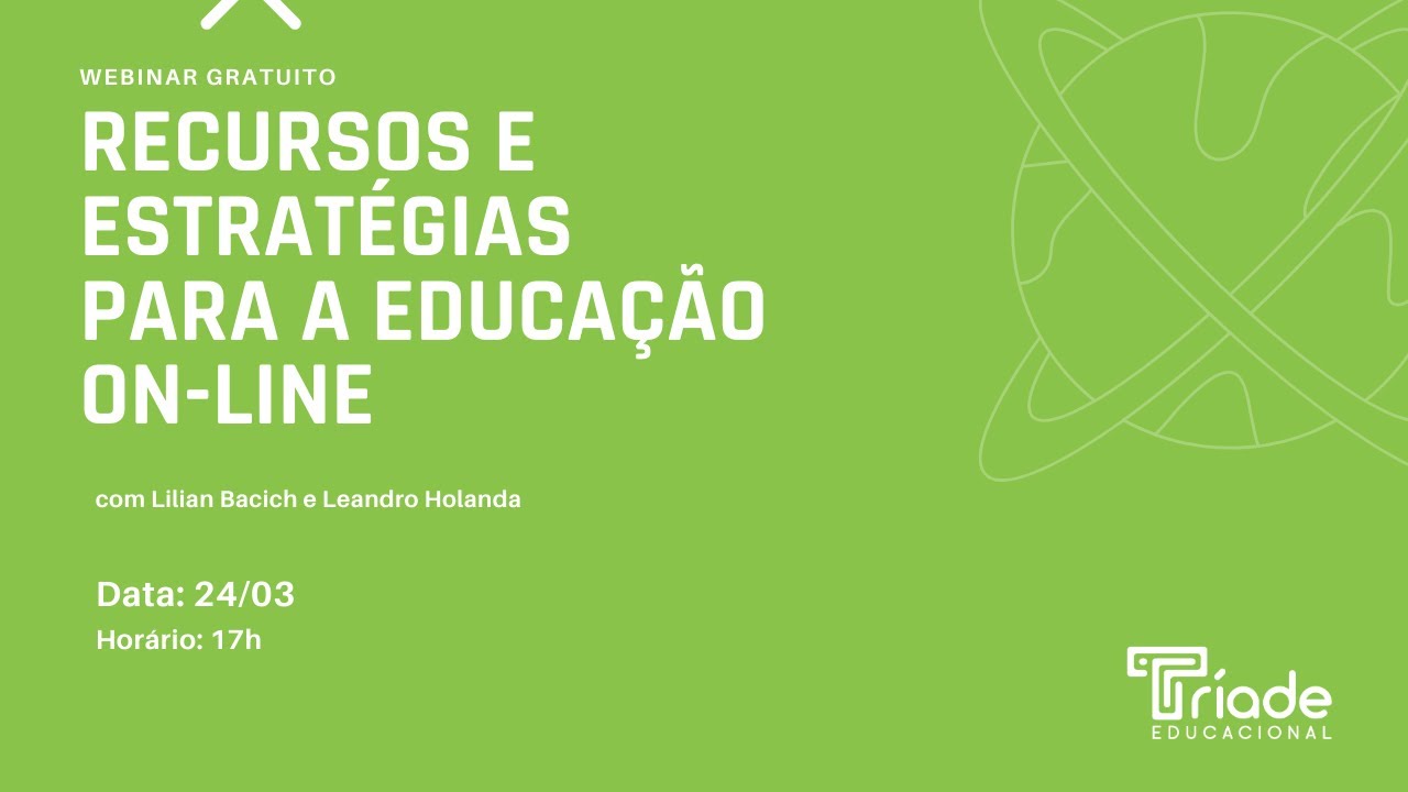 Recursos e estratégias para a educação on-line