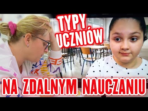 TYPY UCZNIÓW NA ZDALNYM NAUCZANIU 📚 PARODIA 🤣 MISIA I JA