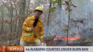 Alabama Under a Complete Burn Ban