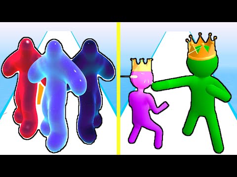 Giant Rush vs Blob Runner - Game All Levels Gameplay Walkthrough Free Gaming FVOLLZZ