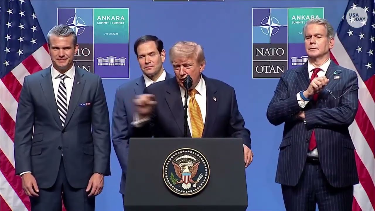 Donald Trump says he’s 'number one on the kill list for Iran' during NATO press conference