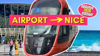 How to get from the AIRPORT to NICE, France (+ Money-Saving Hack)