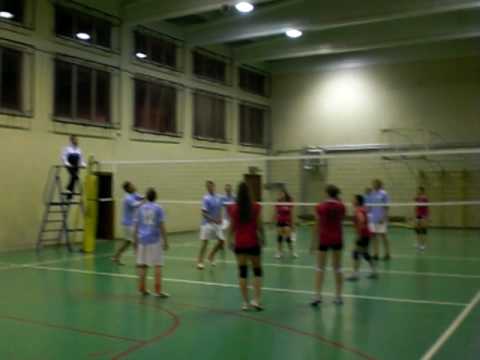 Oranje Wit A2 - Aurora volleybal 07-05-2010