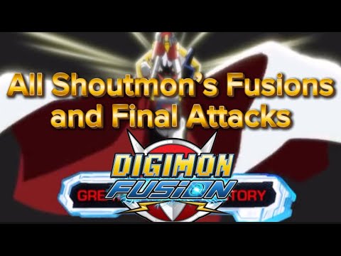 Digimon Fusion Compilation of All Shoutmon’s Fusions (My Opinion)  
