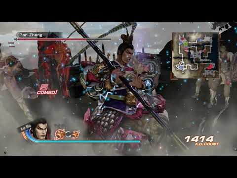Dynasty Warriors 7 XL - Lu Bu Gameplay (Normal Difficulty)