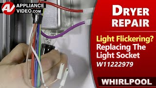 Dryer Repair - Light Socket Issues - Diagnostic & Troubleshooting by Factory Technician
