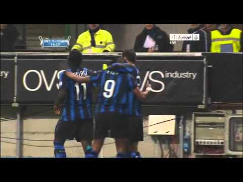 Coppa Italia 2010-2011: Inter 3-2 Genoa Eto'o's First Goal (1-0)