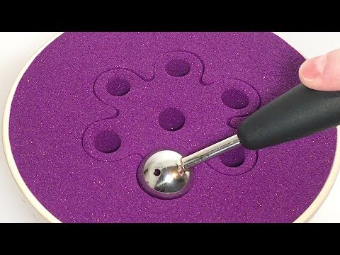 Very Satisfying Video Compilation 56 Kinetic Sand Cutting ASMR