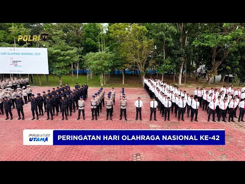 POLDA SULTENG RAYAKAN HAORNAS KE 42 JADIKAN OLAHRAGA SEBAGAI GERAKAN KEBANGSAAN