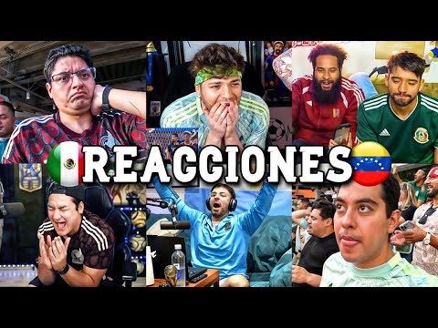 The Best Reactions from YouTubers to Mexico 0-1 Venezuela