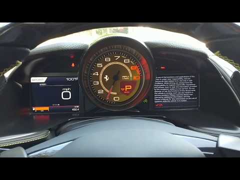 2018 Ferrari 812 Superfast Stop/start turn off