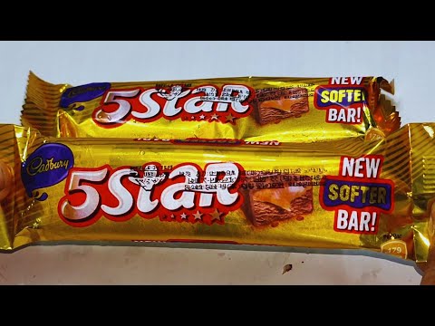 Cadbury Five Star Chocolate Bar Unwrapping || New Softer Bar