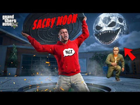 GTA 5: Franklin Finds A Strange Moon In Gta 5 Tamil | Franklin Tamil | Gta v