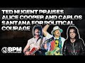 Ted Nugent Praises Alice Cooper & Santana for "Political Courage"