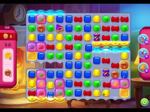 HomeScapes Level 769 no boosters (11 moves)