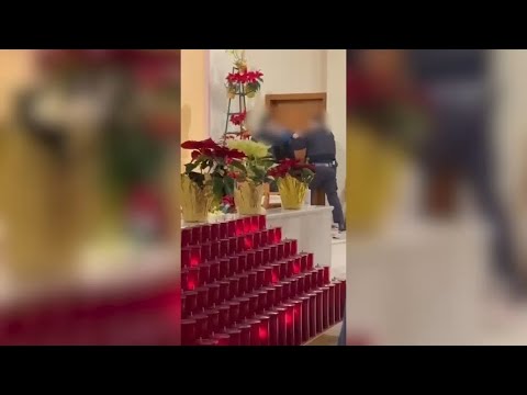 Brawl on the altar as police arrest unruly man in Staten Island church