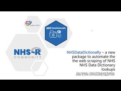 NHSDataDictionaRy is back on CRAN